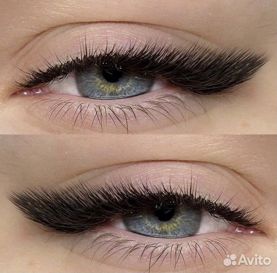 Наращивание ресниц и оформление бровей