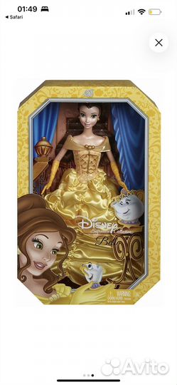 Кукла Mattel Disney Princess Белль, 27 см