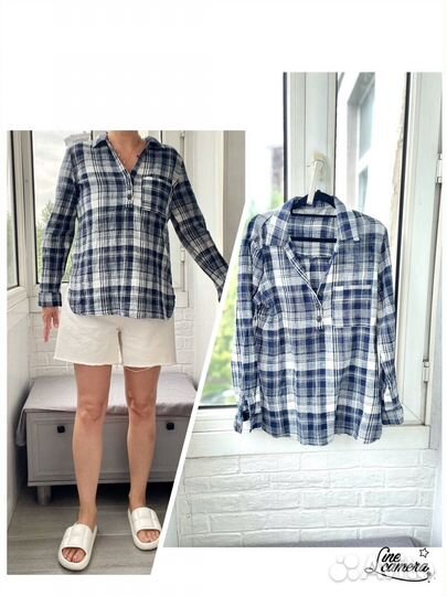 Рубашка хлопок, новая 44-46-48р