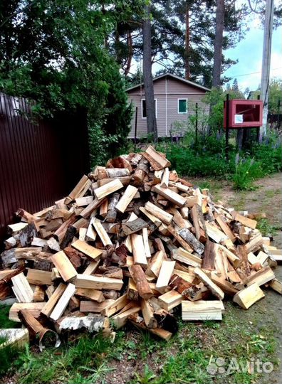 Дрова колотые Береза