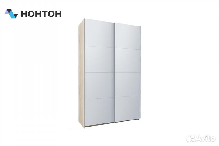 Шкаф-купе Fortune-16 1.4 м тип 2 сонома / белый