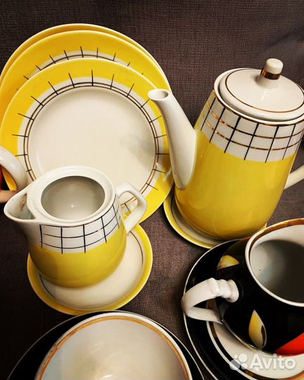 Сервиз чайный кофейник дулево СССР