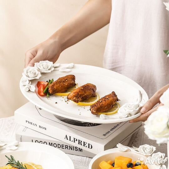 Блюдо керамика