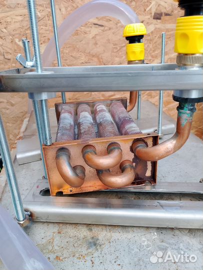 Промывка теплообменников котлов Лаишево