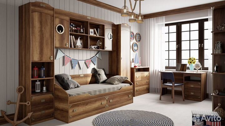 Мебель в детскую комнату для мальчика