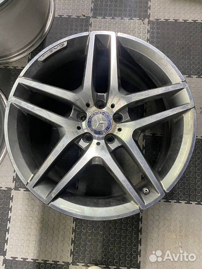 Диски колесные R19 AMG W222 разноширокие