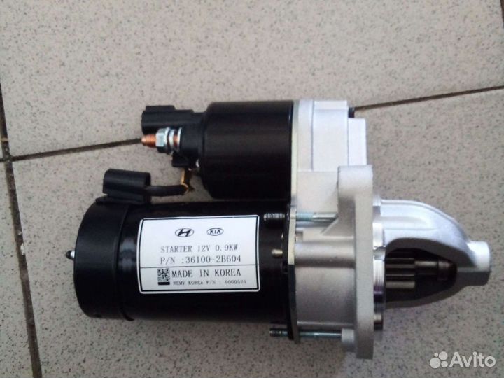 Стартер на Hyundai Solaris