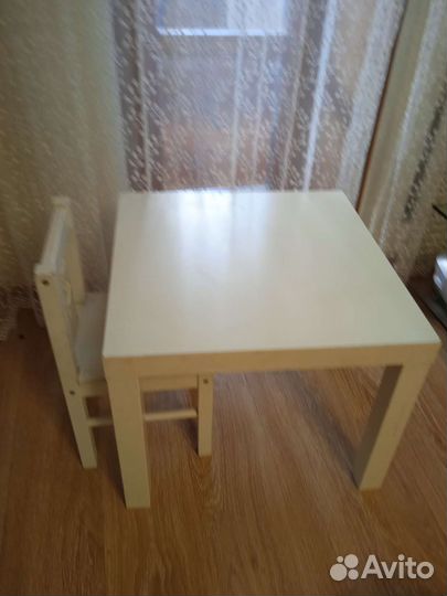 Детский стол и стул IKEA