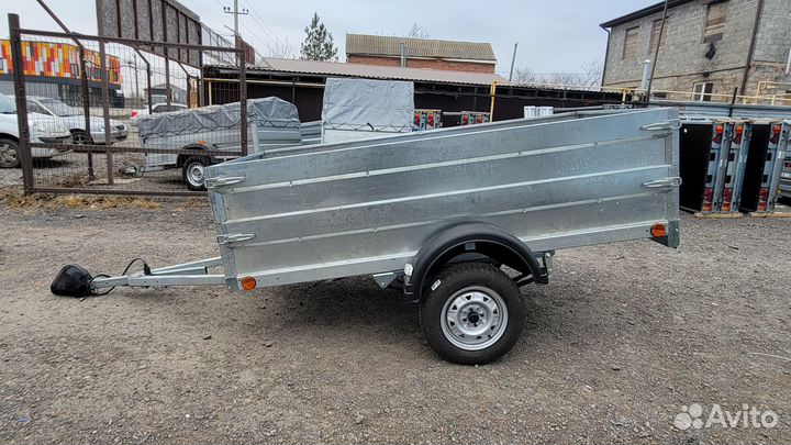 Легковой прицеп Крепыш 2.5/1.3 с доп. бортом