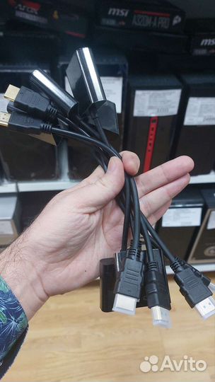 Переходник hdmi vga конвертер FullHD