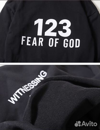 Худи fear of god 123