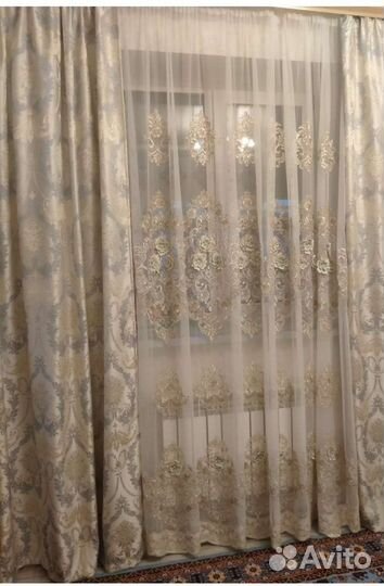 Жаккардовые шторы 150х270