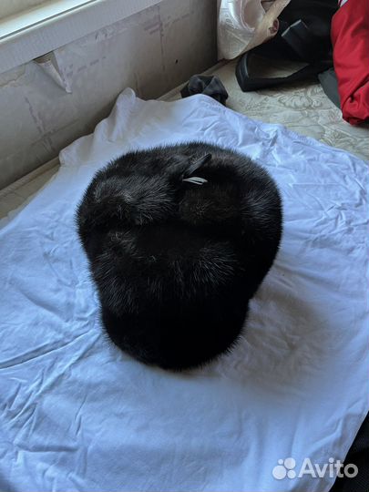 Норковая шапка мужская