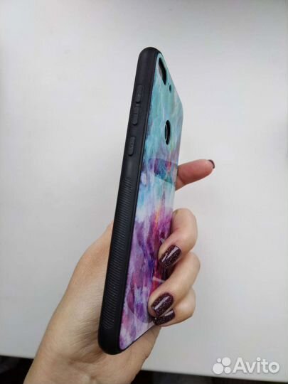 Чехол под мрамор на Honor 9 lite