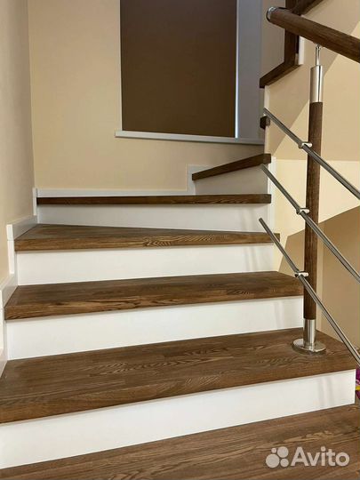 Облицовка бетонных лестниц