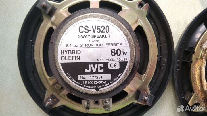 Автомобильные динамики JVC CS-V520
