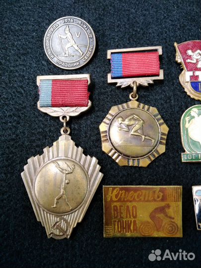 Значки СССР спорт тм