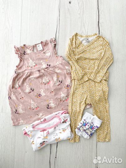 Вещи пакетом для девочки 74