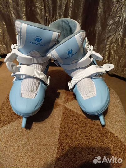 Коньки фигурные раздвижные детские