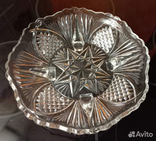 Блюдо. Хрусталь СССР