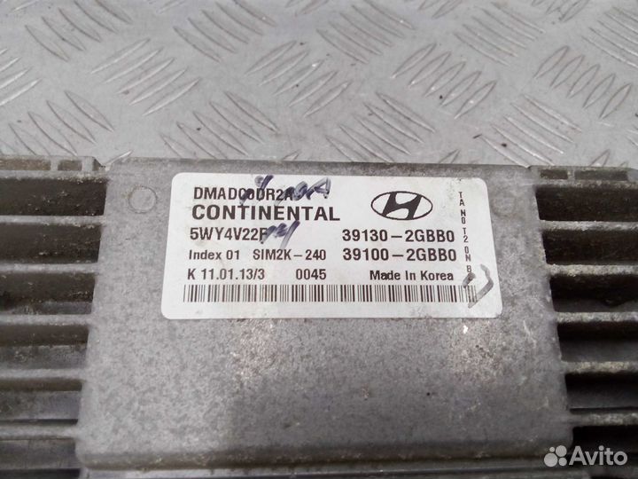 Блок управления двс Hyundai Santa Fe 3 391302GBB0