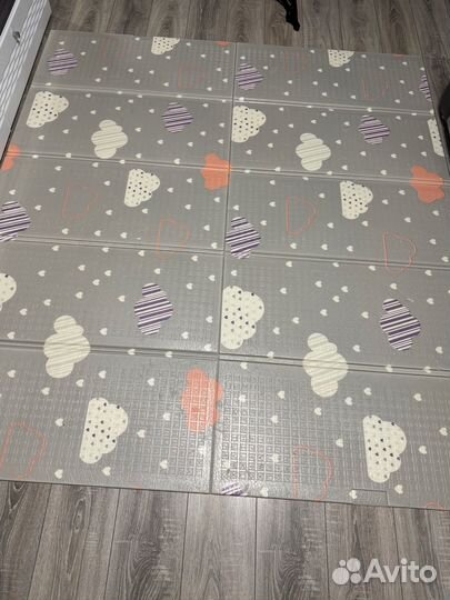 Складной детский коврик 180 200