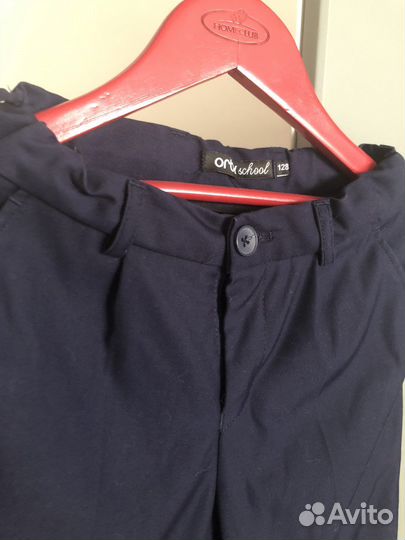 Школьный костюм для мальчика синий 128