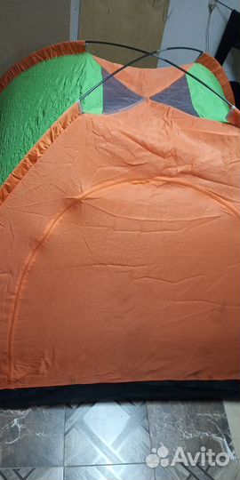 Палатка 4 х местная бу с тамбуром