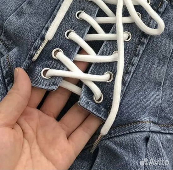 Юбка женская джинсовая короткая