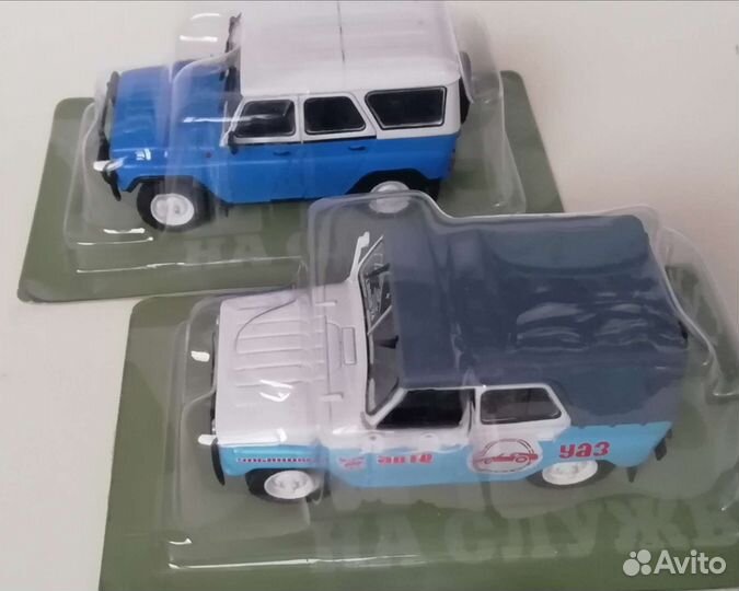 Модели УАЗ-31514 и УАЗ-469 Эльбрус