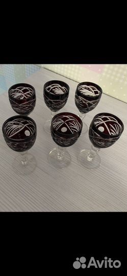 Хрустальные рюмки