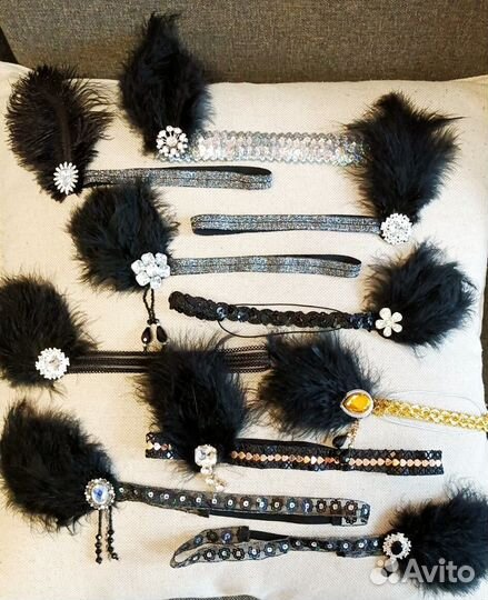 Гетсби, Гэтсби, стиль 20-30 гг, повязки, заколки