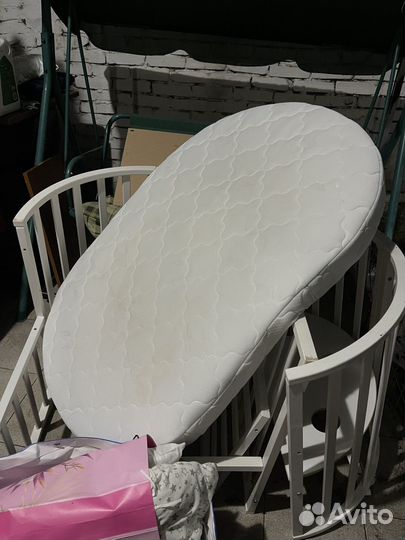 Кроватка для новорожденных круглая бу