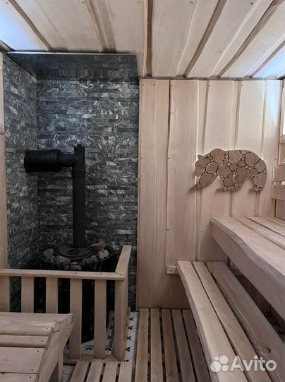 Русская баня на дровах