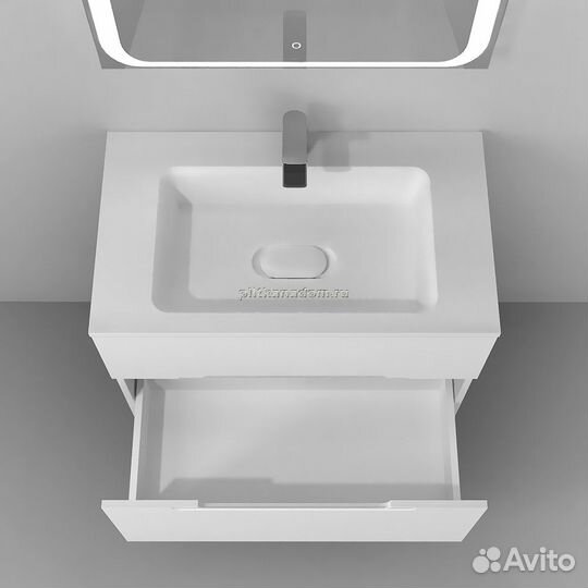 Jorno Mоl.01.77/P/W Тумба Modul 80, белая подвесная