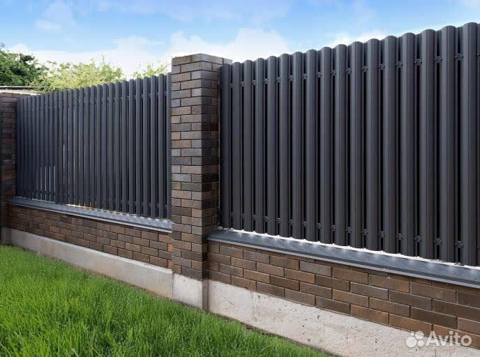 Металлический штакетник / евроштакетник