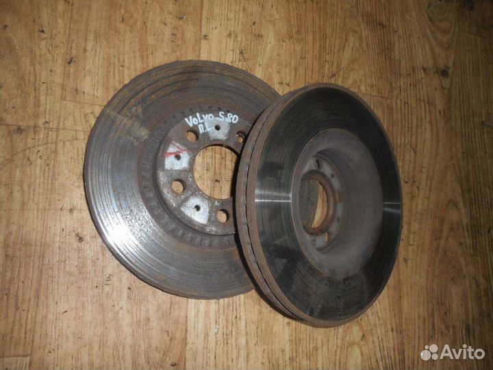 Диск тормозной передний вентилируемый Volvo S80 1