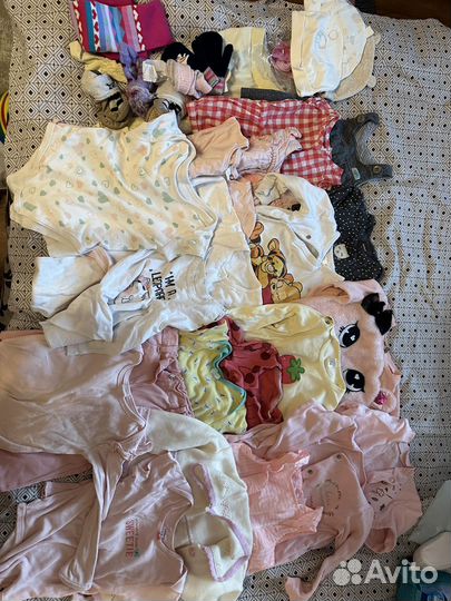 Детские вещи пакетом на девочку 6-18 месяцев