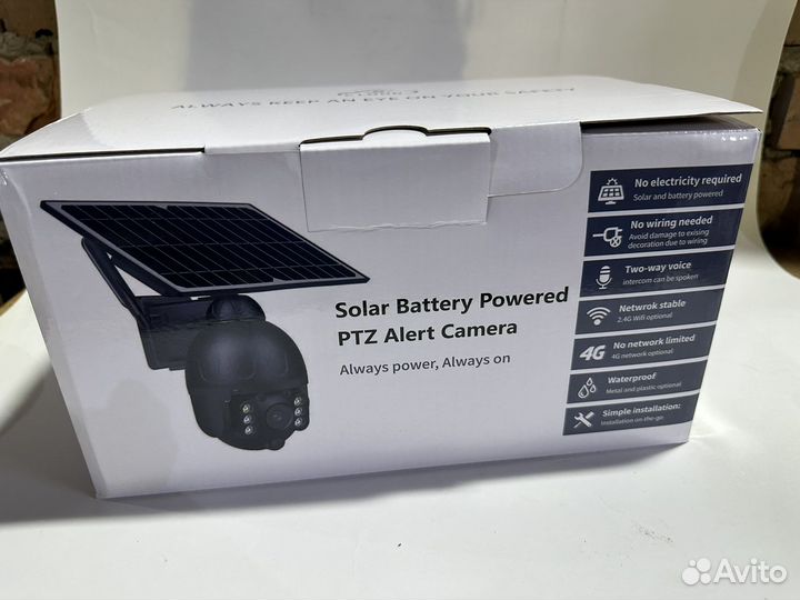 Камера видеонаблюдения на солнечных батареях