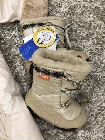 Сапоги детские зимние размер 22-23