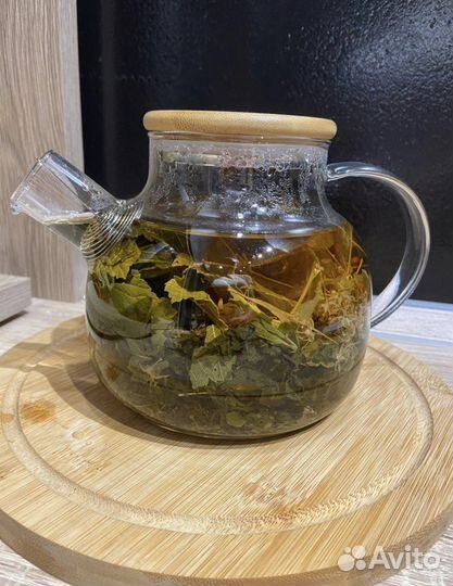 Чайник заварочный стеклянный новый