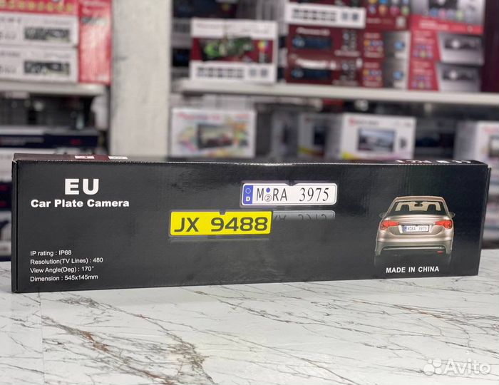 Камера заднего вида в номерной рамке