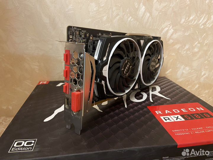 MSI AMD Radeon RX 580 armor 8G