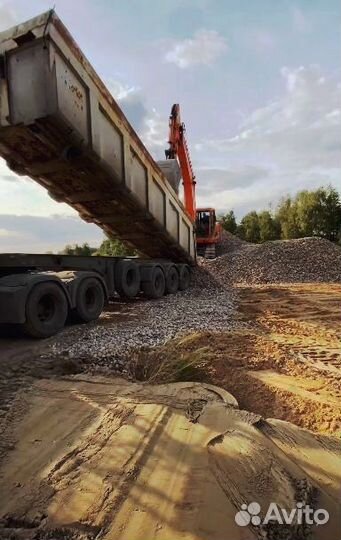 Щебень известняковый любой фракции