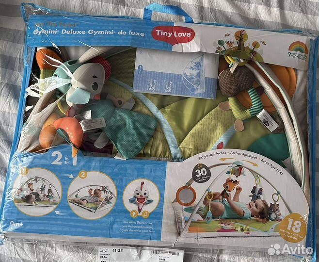 Развивающий коврик tiny love сказочный лес