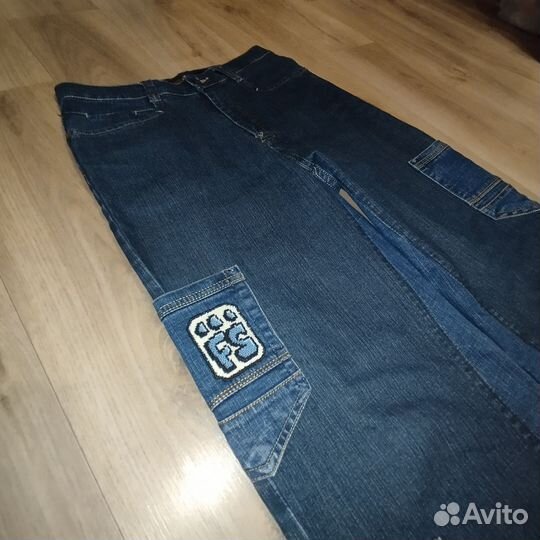 Джинсы широкие jnco type, sk8, wexwear type