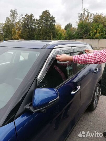 Дефлекторы, ветровики на Hyundai Creta 2021-нв