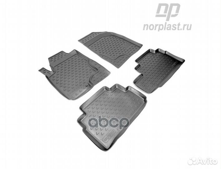 Коврики салона п/у RX330 2003- черные nplpo4770