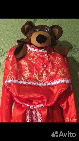 Медведь взрослый костюм