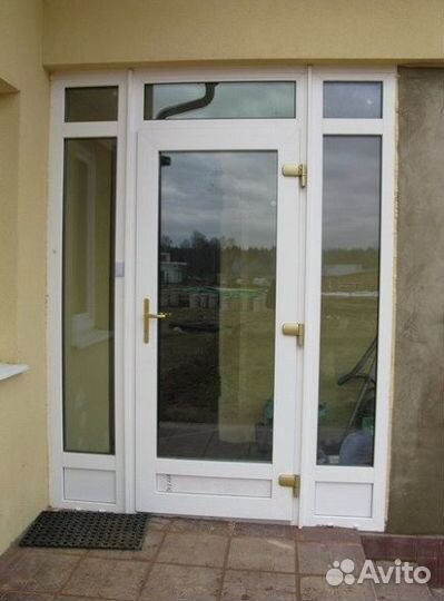 Пластиковая дверь эконом